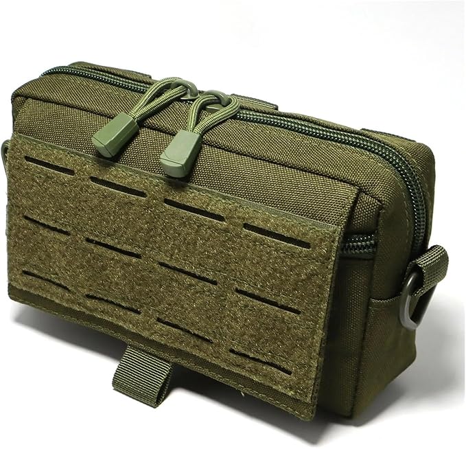 Compatible For Tactical Admin Pouch Utility Cut Tool Bag Horizontal Modular Pouches(Black)