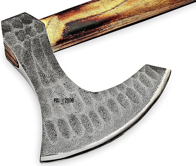 Splitting Axe Camping Chopping Hatchet Viking Tomahawk Battle Hunting Outdoor Solid Wood Handle 2038