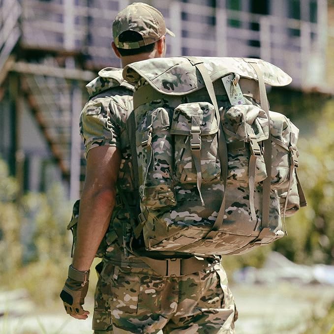 MT Military Rucksack Alice Pack Army Backpack and Butt Pack