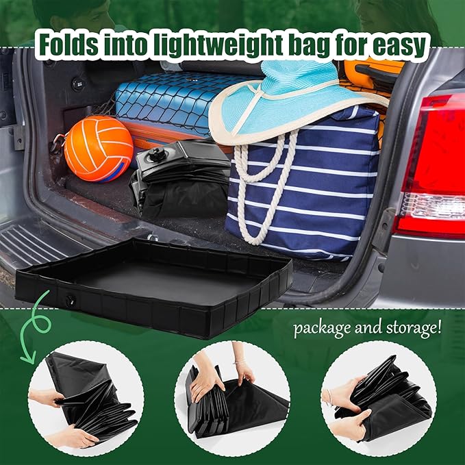 Camping Shower Base Foldable Tent Shower Base Shower Tent Base with Drain Hose Portable Shower Pan for Indoor &amp Outdoor Tent RV