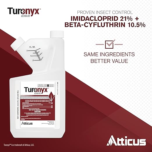 Atticus Turonyx Ultra FX Insecticide – Compare to Leading Brand – Pest Control for Indoor and Outdoor Use – Ants Beetles Roaches Spiders Fleas Flies Ticks (900 mL)
