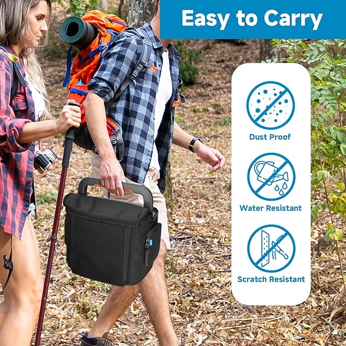 Xxerciz Protective Cover Compatible with Jackery Explorer 1000 v2 Portable Power Station Cover with Multiple Zipper Pockets Waterproof Dustproof Generator Protector for Outdoor