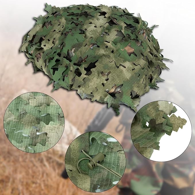 LOOGU Tactical Backpack Cover Breathable Mesh Camo Camouflage Pack Cover Great for Tactical Military Gear Combat