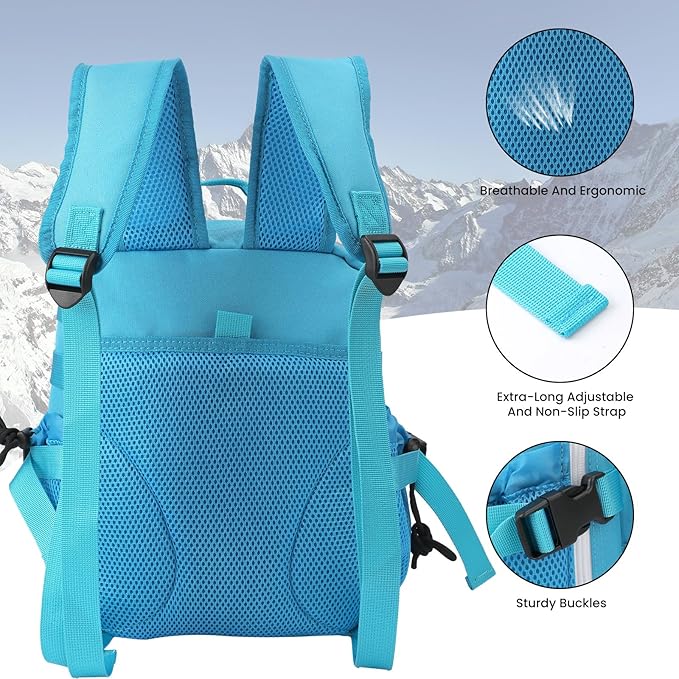 9L Mini Tactical Backpack Small Military Gym Bag Tiny Tackle Backpack for Men Women Molle Travel Daypack Camping Backpack with Patch(Turquoise)