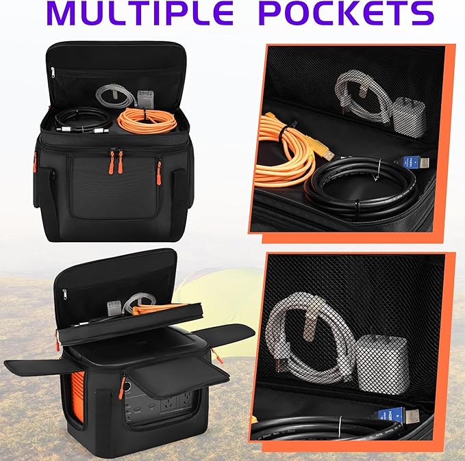 Carrying Case Compatible with jackery 1000 v2Generator Covers with Wheels and Pull Rods Compatible with jackery portable power stationCarrying Bag Compatible with Jackery Explorer 1000 V2 ﻿