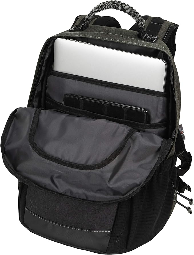 Allen Company Pride6 Camp Pack with Laptop and Pocket Multiple External and Internal Pockets No Rub Neck Panels 17 Inch/1607 Cubic inches / 26 L Green