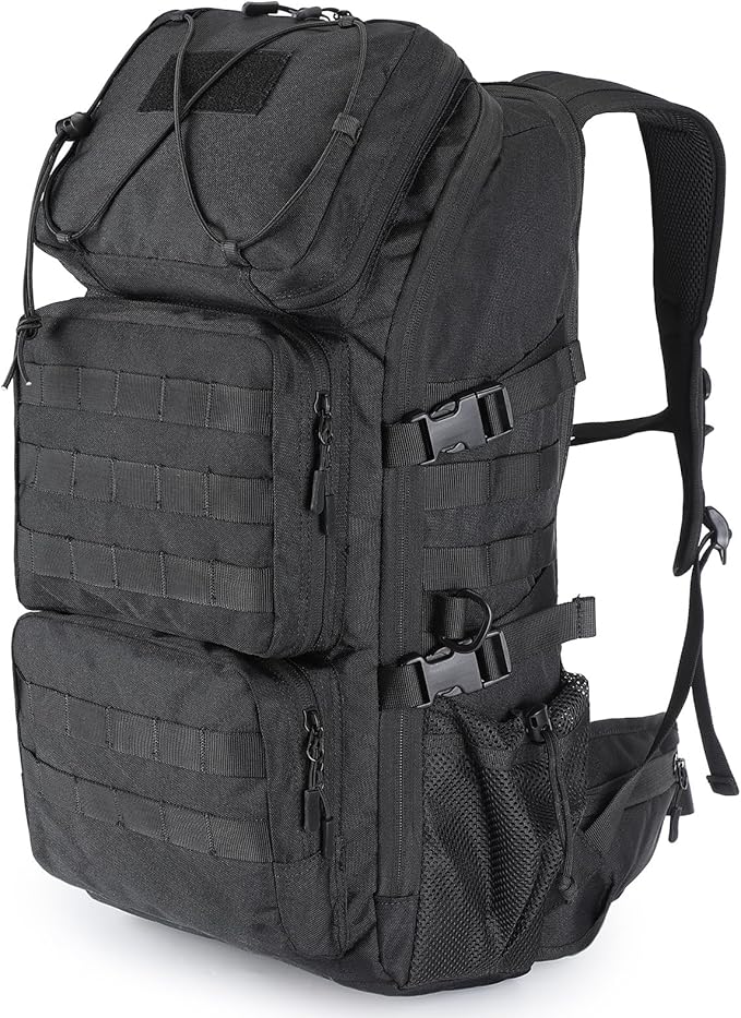 G-raphy 45L Tactical Backpacks for Men Molle Hiking Daypack Large Military Camping Trekking Daypack Bug Out Bag