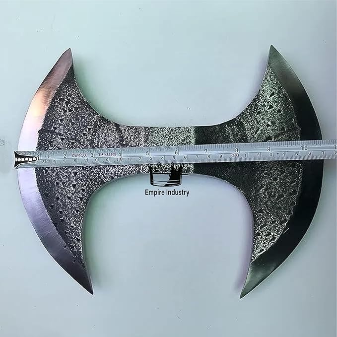 Handmade Carbon Steel Viking Axe Double Sided Axe Head Real Battle Axe Head Warrior Axe Medieval Axe Birthday Gift Hatchet by Empire Industry