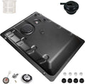 JMCHstore OEM Metal Generator Gas Fuel Tank for Generac GP5500 GP6500 RS5500 RS7000E GP7500E RS8000E XT8000E XT8500EFI 0H7510A / 0H75100SRV 5500w 6500 6500w 7500 389cc OHV Portable Generator Black