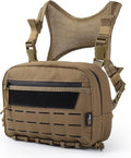 Mardingtop Chest Bag for MenOutdoor Tactical Molle Vest Chest Pack for RunningCyclingHikingEDCTravel