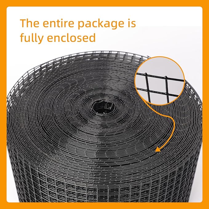 Solar Panel Bird Proof Cover Black Heavy-Duty PVC 1/2 inch 6in * 50FT Bird Proof Rolling net kit Solar Panel Animal Protection Device can Prevent Pigeons and Birds from Entering The Room