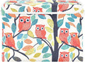 Storage Cube with Lid Cartoon Owls Print 16.5×12.6×11.8 IN 1 Pack Collapsible Large Capacity Foldable Storage Basket Bin Organizer