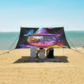 ALAZA Witch Hat Pop Beach Tent Sun Shelter UPF50+ Protection Beach Shade Canopy w/ 4 Sandbags for Outdoor Camping Fishing Backyard Fun Picnic 10x9 ft