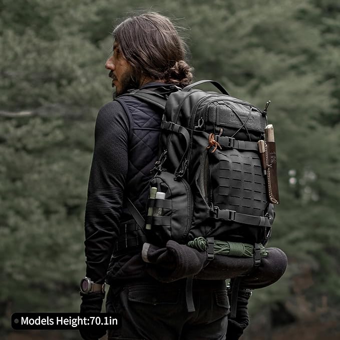 Mardingtop 35L Molle Tactical Military Backpack with Hydration Bladder for Men