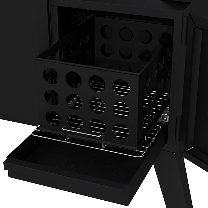 Dyna-Glo DGO1890BDC-D Wide Body Vertical Offset Charcoal SmokerBlack