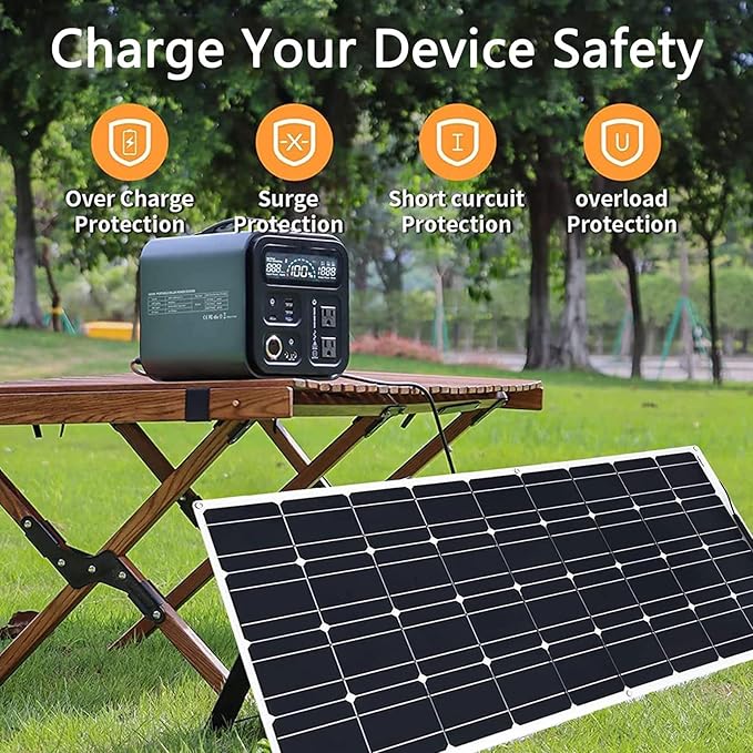 2400W Solar Panel Kit with 2pcs Charge Controller(40A) 4pcs 600W Flexible Monocrystalline Solar Panel for 12-48V Battery Charging Car Battery Camper RV Yacht Solar Panels