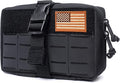 Tactical Multi-Purpose Molle Admin Pouch EDC Pouch Military Waist Belt Modular Utility Tools Bag Organizer First Aid Pouch Laser-Cut Style Molle Attachment Ready…