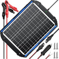 SUNER POWER 25W 12V Solar Battery Trickle Charger &amp Maintainer PRO Built-in Intelligent MPPT Controller Waterproof 12 Volt 25 Watt Solar Panel Charging Kits for Car Marine RV Trailer Boat Automo