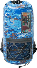 geckobrands Hydroner 20L Waterproof Dry Bag Backpack – Lightweight Roll-Top Bag with Clear Phone Pouch for Outdoor Activities