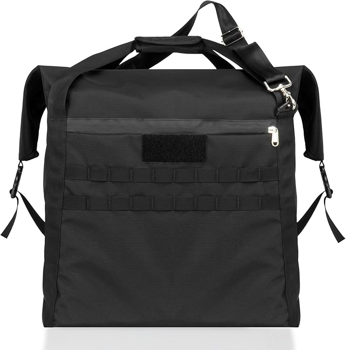 Xtreme Sight Line ~ AQUA G CUBƎ 50 Waterproof Faraday Bag for Small to Medium Generators and Electronics ~ Protects Against EMP/CME/EMF/RF ~ Diamond Form Farday ~ 1680D Ballistic Nylon ~ Black
