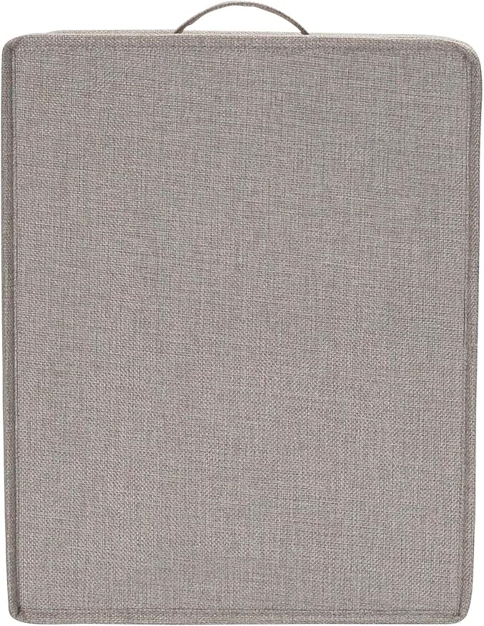 Household Essentials Large Fabric Storage Bins 2 Pack Gray