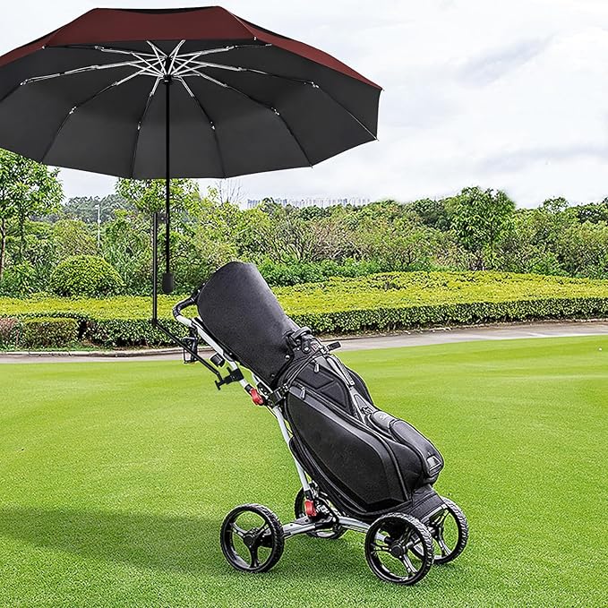 XLINGZA UPF 50+ Beach Umbrella with Adjustable Universal Clamp