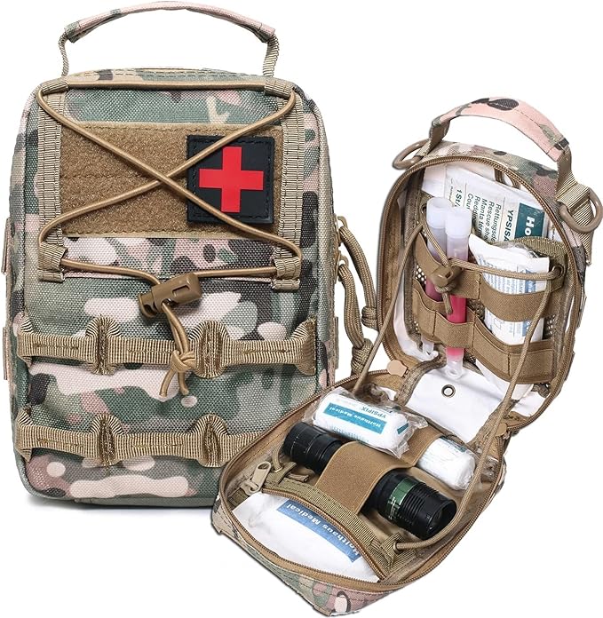 Tactical MOLLE Medical Pouch EMT First Aid Pouch Pouch Tactical Utility Pouch for Outdoor Activities Medical Supplies