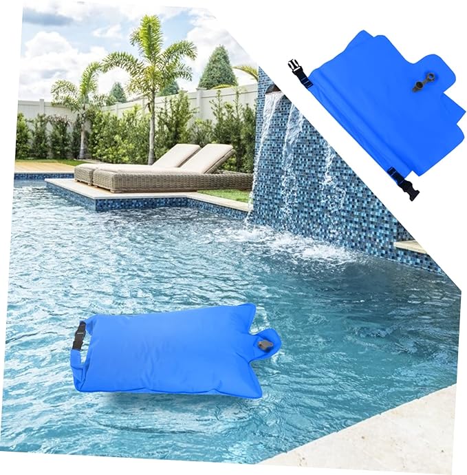 IMIKEYA 3pcs Portable Tpu Inflatable Water Pouch Lightweight Manual Press Type Bag for Outdoor Use for Hiking Camping and Travel