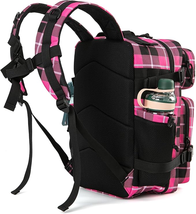 QT&ampQY 25L/45L Military Tactical Backpack For Men Molle Daypack 3 Day Bug Out Bag Hiking Rucksack With Bottle Holder