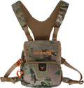 Binocular Harness Chest Pack with Rangefinder Pouch Rain Cover Bino Case for Hunting Hiking Shooting