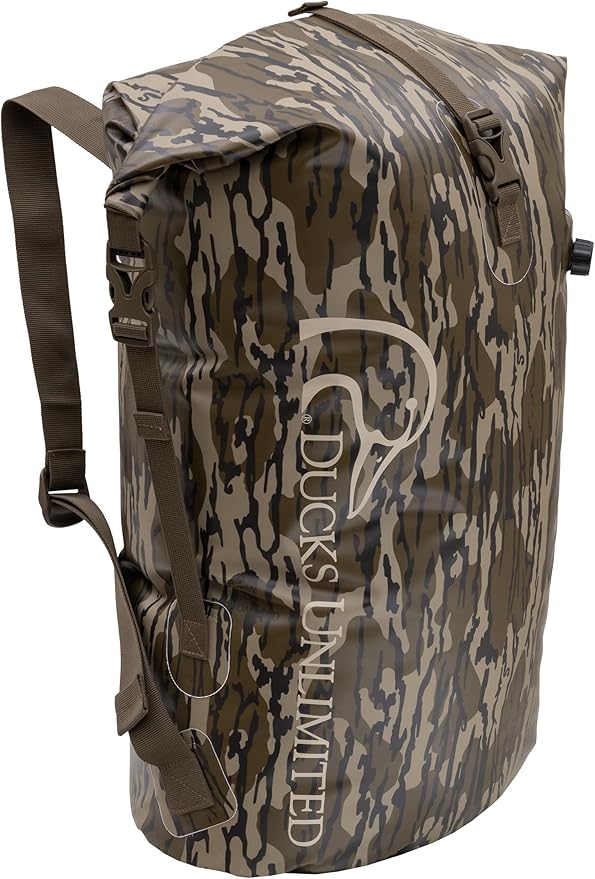 ALPS OutdoorZ Ducks Unlimited Guardian Backpack Dry Bag 50L - Mossy Oak Original Bottomland