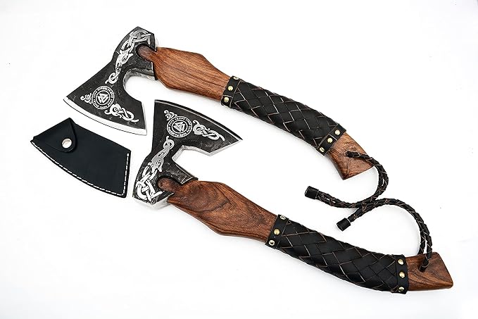 Custom Handmade Carbon Steel Viking Axe