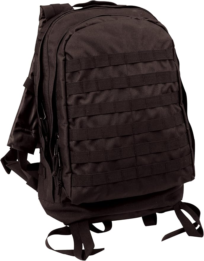 Rothco MOLLE II 3-Day Deployment Pack - Versatile Gear Bag for Extended Excursions Black