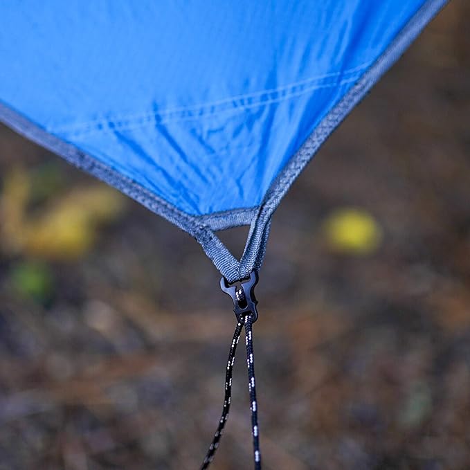 Wise Owl Outfitters Hammock Rain Fly – Waterproof Camping Tarp Cover with Tent Stakes &amp Carry Bag Ultralight Shelter for Backpacking &amp Outdoor Shade