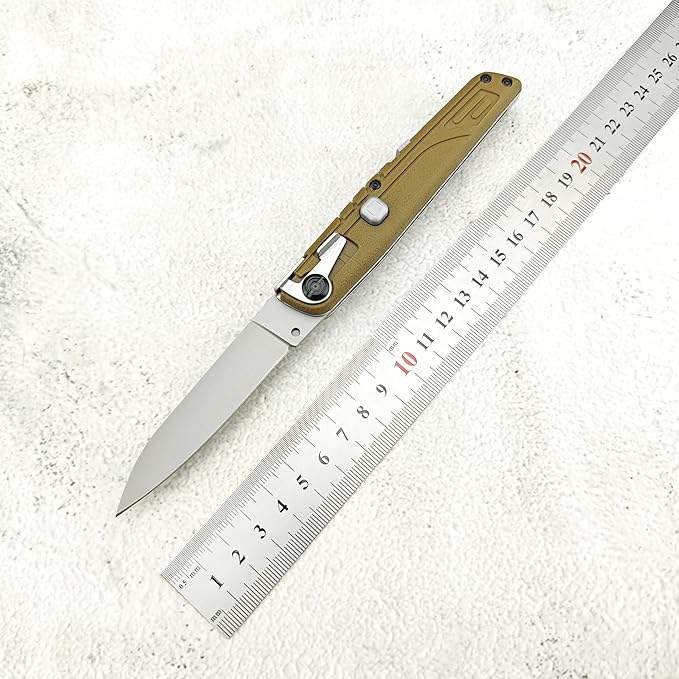 Durable Manual Opening Pocket Knife3.36 440C Blade Folding Knives with Safety LockUtility ABS HandlesOutdoor EDC Tools for CampingHikingFishing