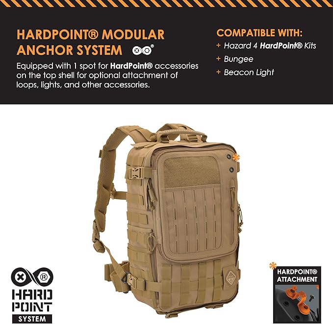 HAZARD 4 Second Front(TM Rotatable Backpack Hazard