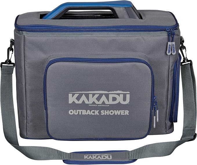 Kakadu Outback Shower Carry Bag Rugged Storage Bag with Padded Shoulder Strap &amp Waterproof Liner Designed to Carry and Protect your Outback Shower