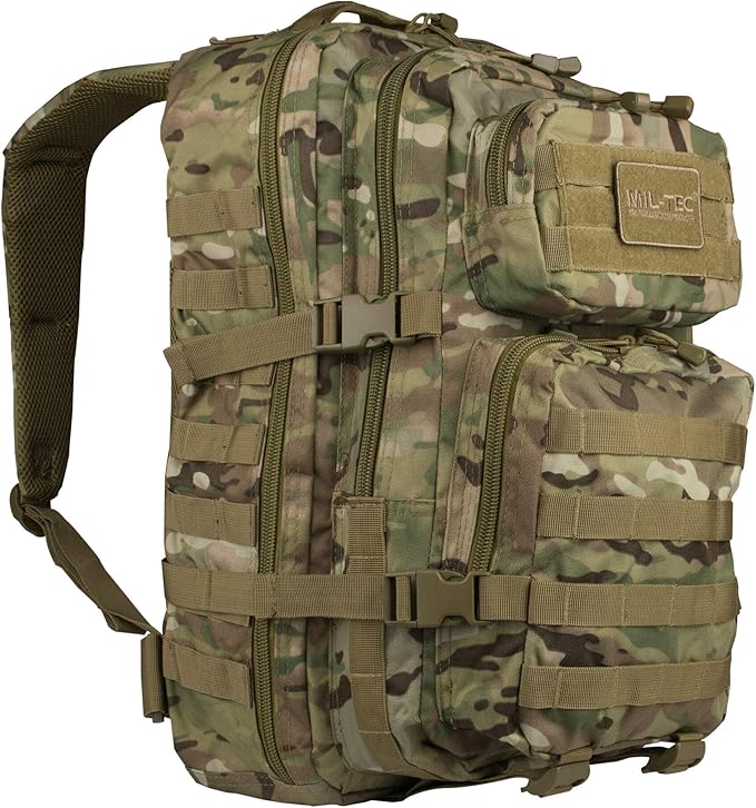 Mil-Tec MOLLE Tactical Assault Backpack multitarn Large