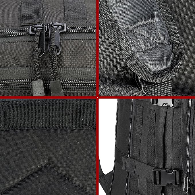 Large 3 Day Expandable 39L-64L Backpack Military Tactical Hiking Camping Daypack