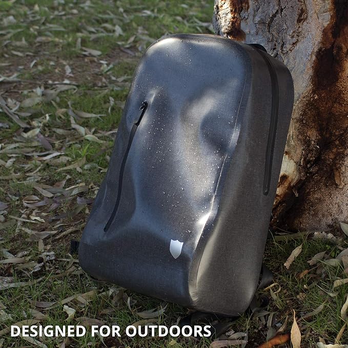 Airtight Waterproof Backpack - 20L Dry Bag for Hiking Camping Kayaking - Padded Shoulder Straps - Airtight Zipper for Outdoor Protection from Dust and Water