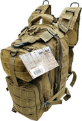 Explorer Tactical 72 Hours Combat Rucksack 17 Inch Backpack-Brown