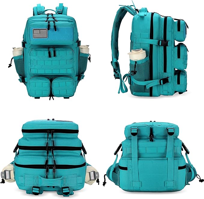 55L Tactical Backpack Heavy Duty Military Rucksack Molle Backpack 3 Day Assault Pack for Work Outdoors