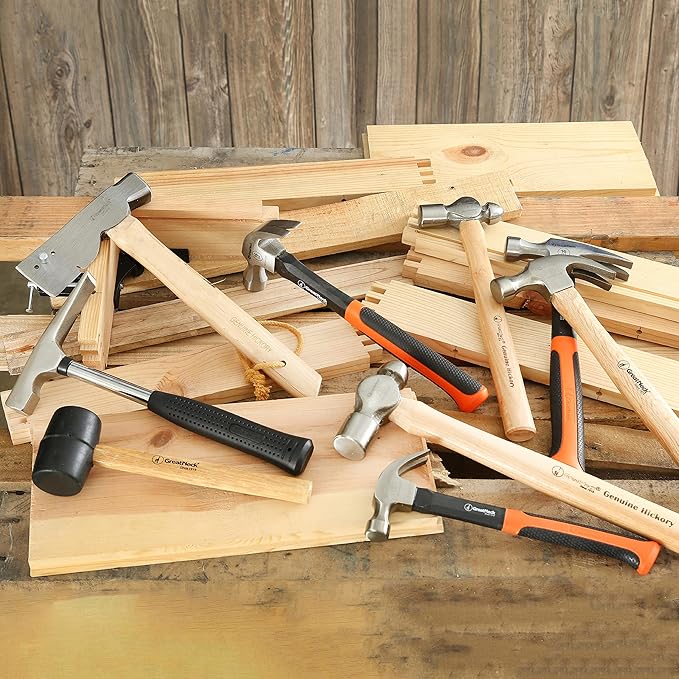 GreatNeck SHR14 Roofing Hatchet 20 Oz. Hatchet Hammer for Installing Roofing Shingles Drop Forged Steel Head Genuine Hickory Handle Roofing Tools