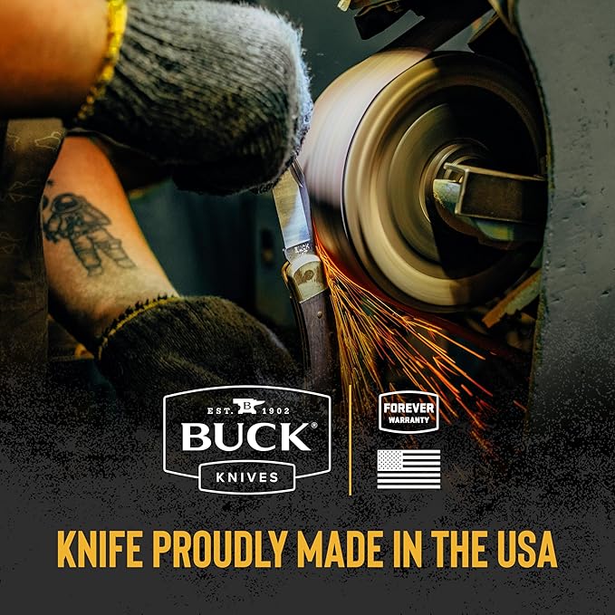 Buck Knives 722 Spitfire Folding EDC Knife 3-1/4” Pocket Knife Blade Lockback Design Aluminum Handles 420HC Stainless Steel Drop Point Folding Blade Made in the USA Black 3.2 oz