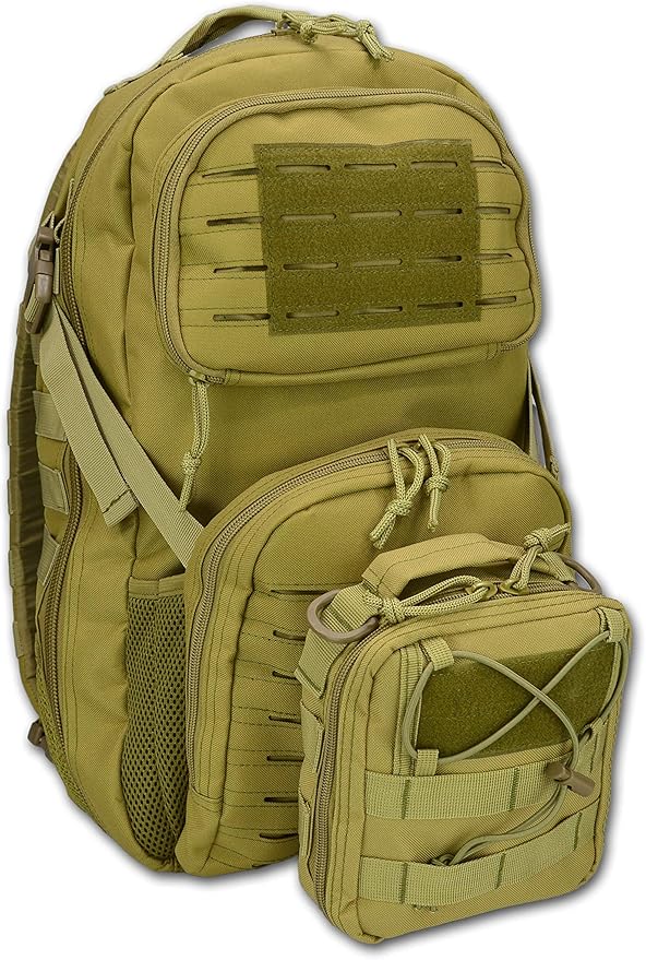 Lightning X Tactical Medic Backpack + IFAK Pouch Combo - Laser Cut MOLLE