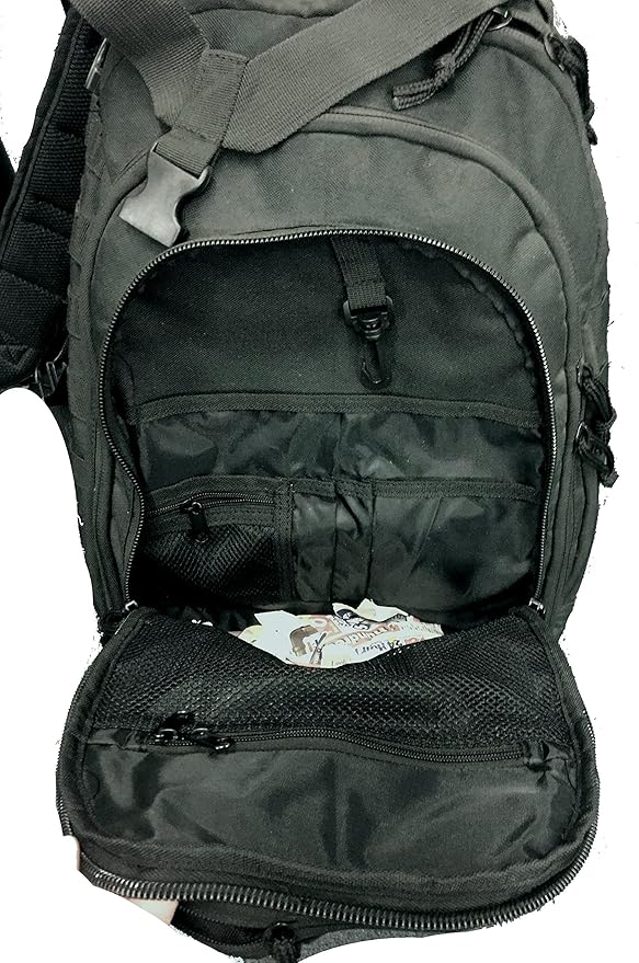 Explorer U.S. Military Level 3 Tactical Backpack Black Large