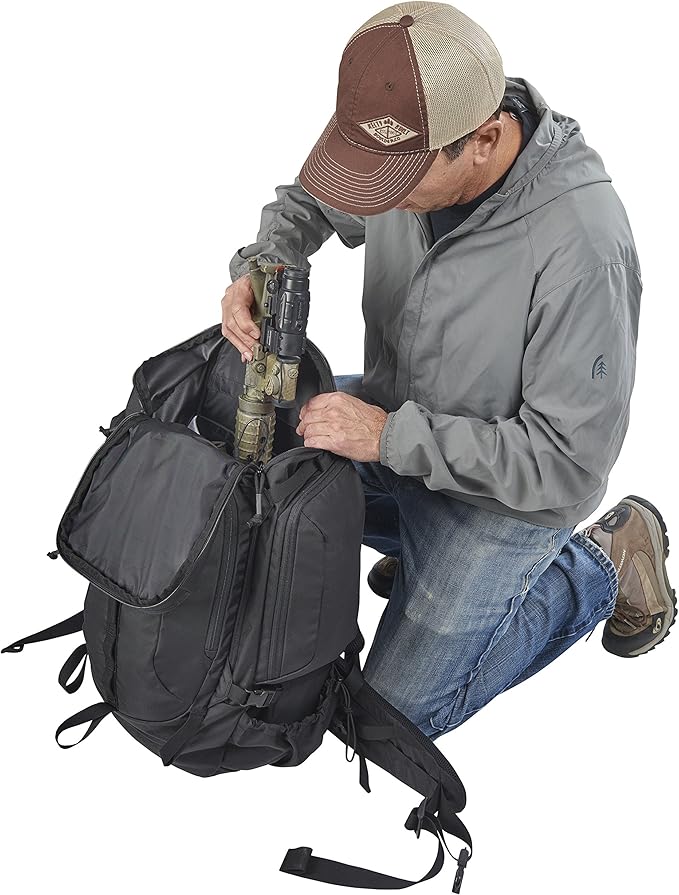 Kelty Redwing Tactical Backpack - Built to Military Specification Army Backpack Durable &amp Strong Built to Last Aluminum Stays Ideal for Military Police Outdoors Hiking or Bug Out Bag | Black