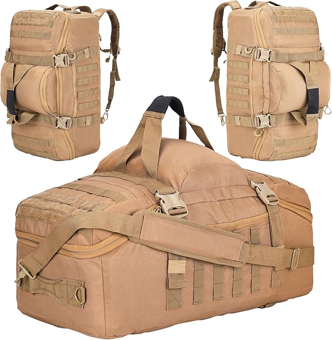 Gym Bag Duffle Bags Backpack Travel Duffle Bag with Weekend Overnight Bag for Outdoor Tactical Sports Travel Camping Hunting