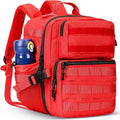9L Mini Tactical Backpack for Men WomenSmall Military Tactical Backpack for SportGymHikingTravelCamping(Red)