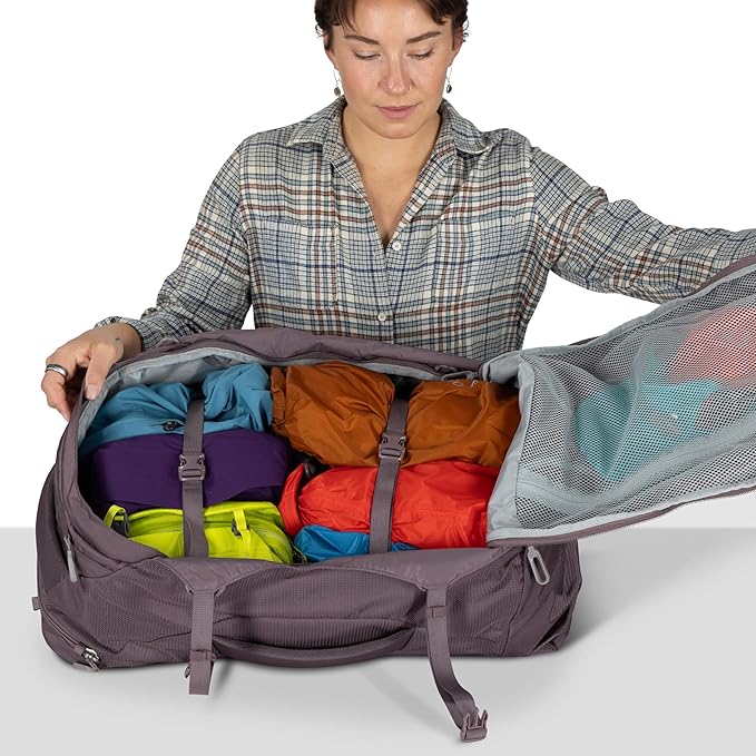 Osprey Fairview 40L Women's Travel Backpack - Carry On Bag with Laptop Sleeve and Toiletry Pocket Black
